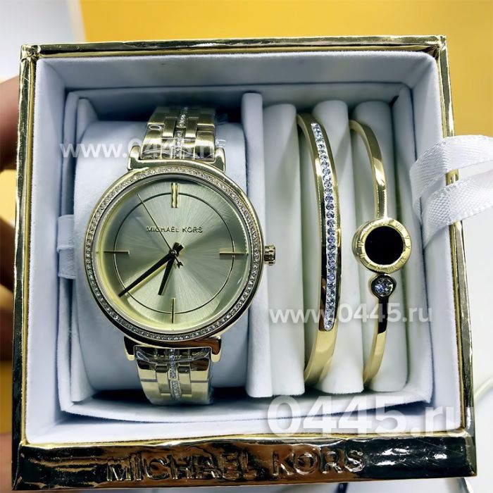 Часы Michael Kors - подарочный набор с браслетом (10219)