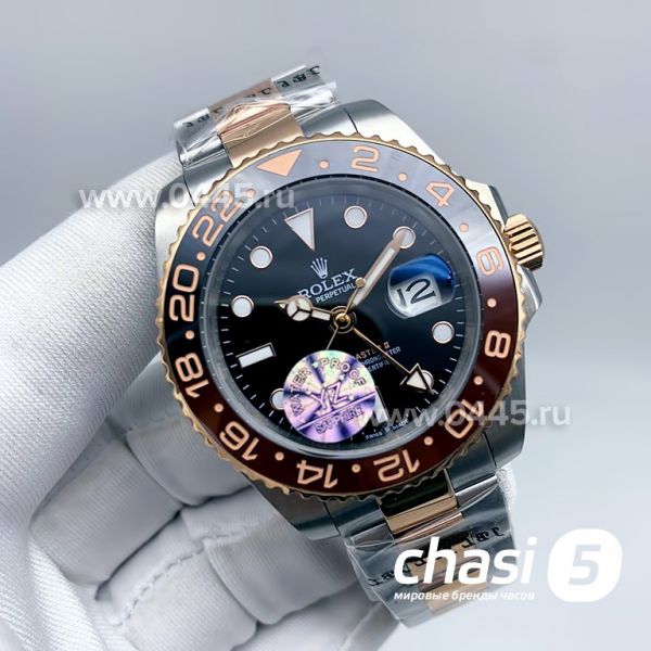 Часы Rolex GMT Master II Rose Gold (11231)