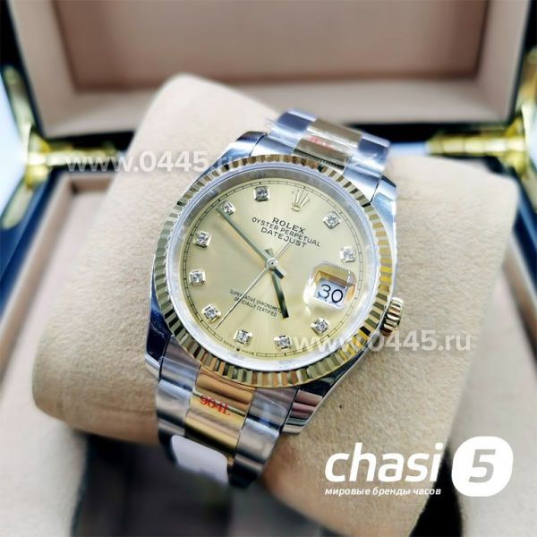 Часы Rolex Datejust Steel and Yellow Gold - Дубликат (12111)