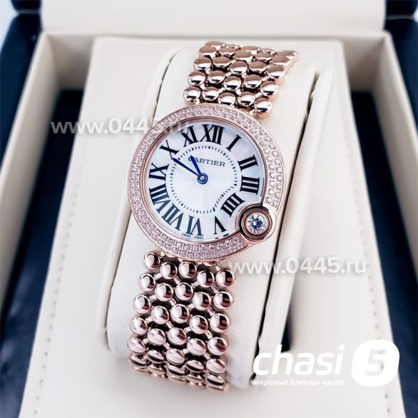 Часы Ballon Blanc de Cartier Rose Gold (14190)