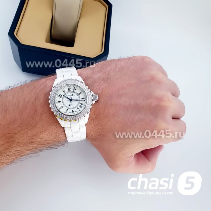 Часы Chanel J12 Diamonds White (15315)