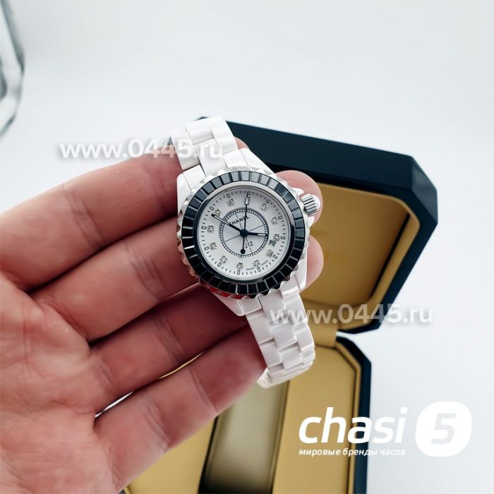 Часы Chanel J12 Diamonds White small (00314)