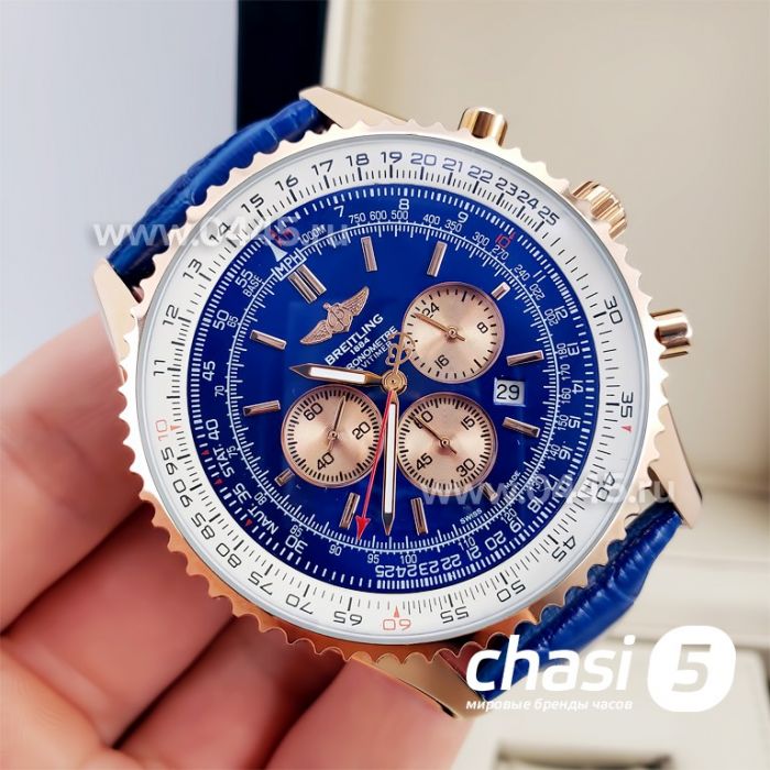 Часы Breitling Navitimer Gold Blue (04000)
