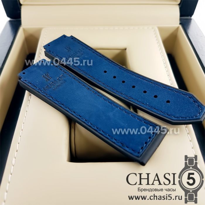 Ремешок для часов Hublot Classic синий - бархат (05596)